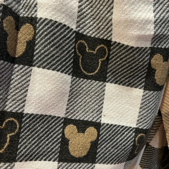 Mickey Mouse Design Checkered Scarf Gift Ready - Picture 2 of 5